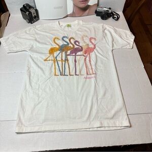 Tropical Beach Sequence Flamingo Shirt